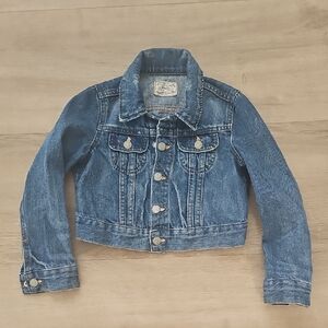 Polo Ralph Lauren Kids Blue Denim Jacket Size 5